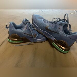MEN'S NIKE AIR MAX ALPHA TRAINER 5 Blue/Black/Green  size 10.5 slightly used